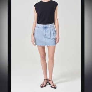 AGOLDE BECKER SKIRT A3060-1601‎ Denim Mini Skirt